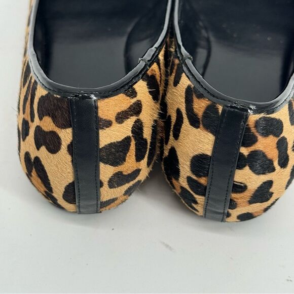 Calvin Klein Woman Camel Hair Leopard Print Casual Ballet Flats E2314 Sz 9.5 - Picture 5 of 7